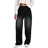 DEICAEVO Wide Leg Baggy Jeans, Elastic Waist Jeans for Women Trendy Loose Pants