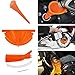 Rebacker Crankcase Fill Funnel Primary Case Oil Fill Drip-Free Oil Funnel Set for Harley 3pcs