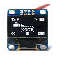 DIYmall 0.96" Inch I2c IIC Serial 128x64 OLED LCD LED White Display Module for Arduino 51 Msp420 Stim32 SCR