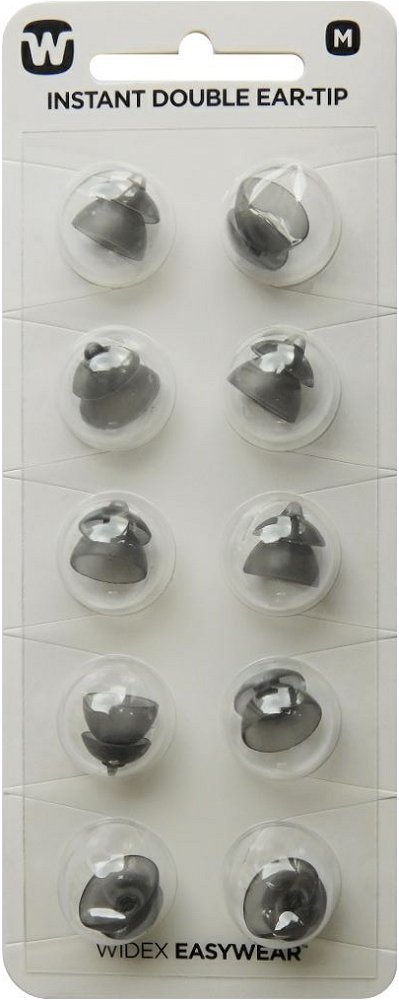 Widex Instant Double Ear-Tips (Medium) - Pack 10