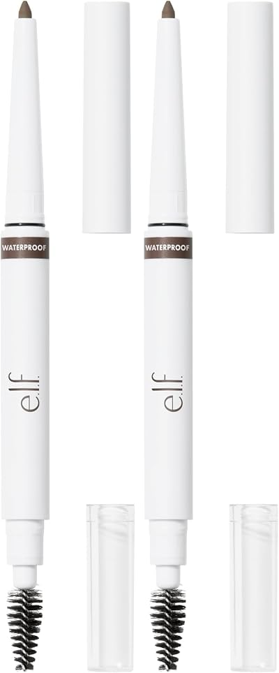 e.l.f. Instant Lift Waterproof Brow Pencil Deep Brown Pack of 2