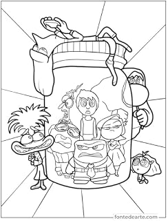 Livro Livro para colorir: Divertidamente 2