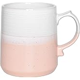 Bosmarlin Large Stoneware Coffee Mug, Big Tea Cup for Office and Home, Dishwasher and Microwave Safe, 1 PCS (Pink, 1)