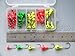 THKFISH Jig Heads Fishing Hooks Fishing Jig Heads Fishing Lure Bait Crappie Bass Trout Fishing Tackle Kit 44pcs