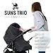 Suns Trio Stretchy Baby Cover - Multi Use Stretchy Cover for Breast Feeding, Car Seats, High Chair, Shopping Cart - Ultra-compact Protective Tent for Strollers, Canopy Nursing – Baby Shower Gift