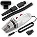 Car Vacuum Cleaner by FORTEM (120W) - DC 12 Volt Handheld Portable Heavy Duty Design - 15 Foot Power Cord - 2 HEPA Washable Filters - 2 Attachments - Carry Bag