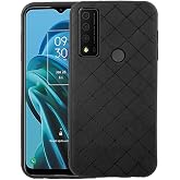 Furiet for TCL 30XE/30V/4X/20AX/20A/20R/Bremen 5G Slim Case Women Men Black | Rugged Thin, Anti-Slip, Fit Rubber TPU Mobile Phone Protection Cover for TLC T601DL 30 XE XE5G V 20 AX R A 6.67