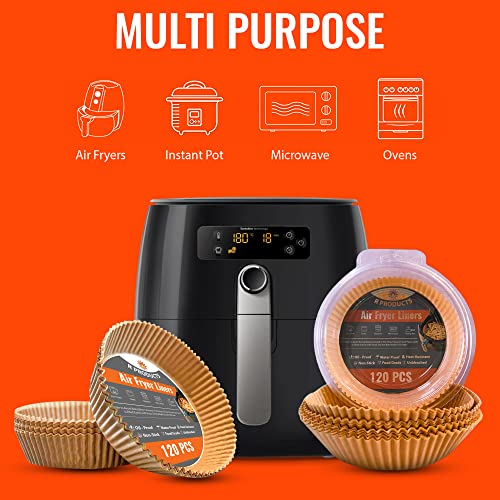 Air Fryer Liners (120Pcs), Air Fryer Disposable Paper Liner