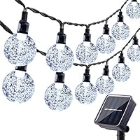 60 LED Globe Solar String Lights Outdoor