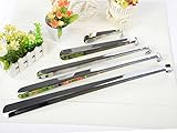 BlueCosto® Chrome-plated Metal Shoe Horn Solid Stainless Steel Long handle Shoehorn 5.9