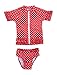 SwimZip Little Girl Sassy Surfer Rash Guard Swimsuit Set