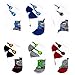 Thomas Train Infant Toddler 6 pack Socks (2T-4T, Thomas James Percy)
