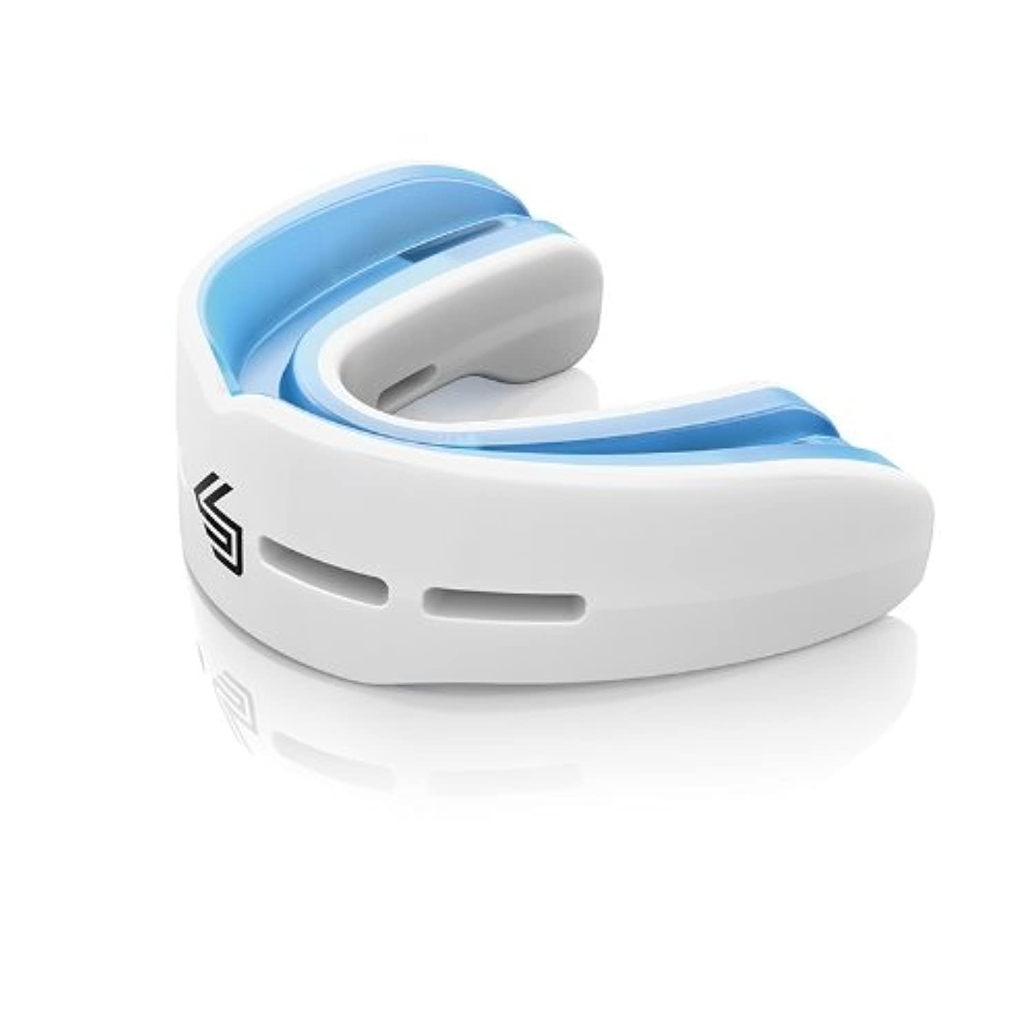 Shock Doctor Nano Double Mouthguard, Protects Upper and Lower Teeth, Adult Size