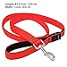 Illumifun LED Dog Leash, USB Rechargeable Light Up Dog Lead, 47.2inch Nylon Glowing Pet Leash for Your Night Dog Walking (RedⅠ)
