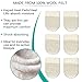 Heel Lifts for Women and Men, Stick-on Heel Pad for Plantar Fasciitis - Heel Spur Inserts for Plantar Fasciitis and Other Heel Pain, Heel Cushions for Shoes, 2.5 x 1/2” - Heel Lifts by Hapad (1 Pair)