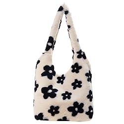 Plush Underarm Bag, Ladies Fluffy Shoulder