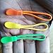 Maosifang Nylon Zipper Pull Cord Zipper Extension Zipper Tag Replacement Zipper Fixer,7 Colors(70 Pieces)