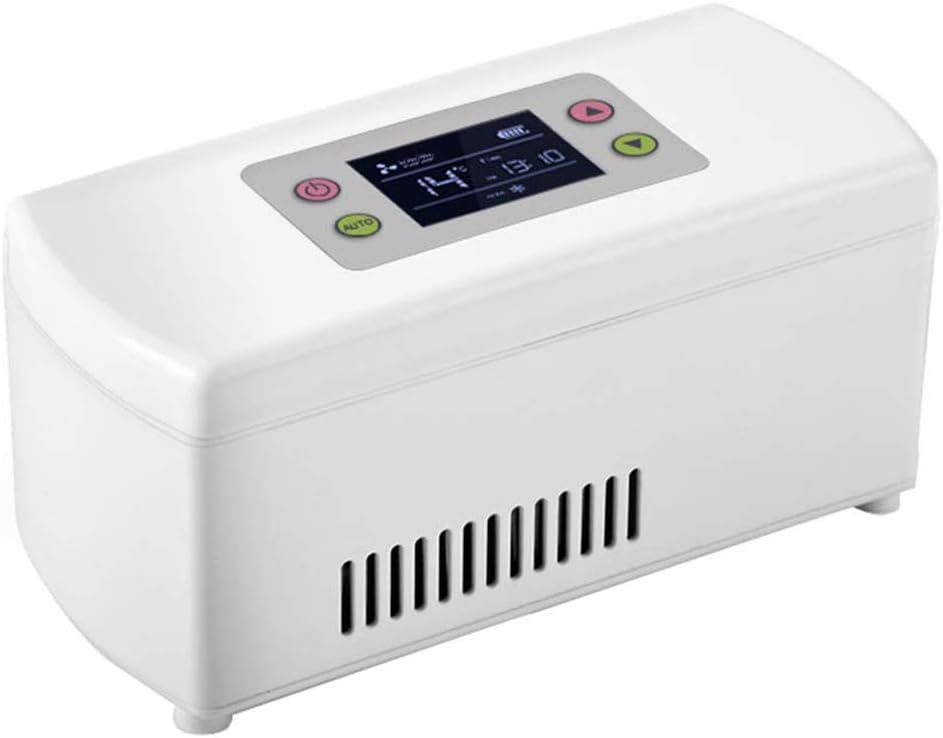 ZDY High Volume Handheld Medicine Refrigerator, Portable Insulin Refrigerated Box, Long standby Rechargeable LCD Display 2-8℃.