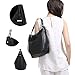 Handbags for Women Black Lightweight Compact Fashion Hobo Designer Boho Crossbody Ladies Purse Satchels Shoulder Bags Tote Vegan Leather School Porketbooks Bucket