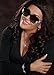 William Wang Womens designer sunglasses- Non-polarized Swarovski Crystal Sunglasses with hand set - Butterfly Design (Black)