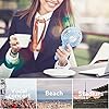 EasyAcc-Handheld-Electric-USB-Fans-Mini-Portable-Outdoor-Fan-with-Rechargeable-2600-mAh-Foldable-Handle-Desktop-for-Home-and-Travel-Blue EasyAcc Handheld Electric USB Fans Mini Portable Outdoor Fan with Rechargeable Battery Foldable Handle Desktop for Home…