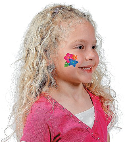 Fun Express Tropical Glitter Tattoos (6 Dozen)