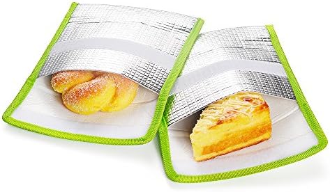 Reusable Food Storage Sandwiches Bags - 4 Pcs heat preservation Food Storage Bags, Bread Bags