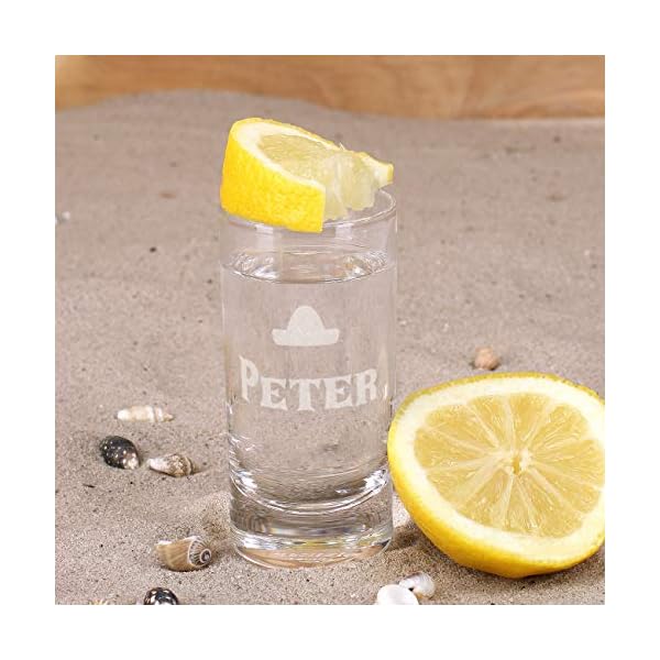Herz & Heim® Kleines Sierra Tequila Silver Geschenk Set mit gratis Gravur eines Shot-Glases in Geschenkverpackung – Bild 4