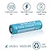 18650 Battery Flat Top 3000mAh- 3100mAh, Shockli IMR 18650 High Drain 40A 3.7v Rechargeable Li-ion Battery (2 pcs)- Ideal for 180W Device