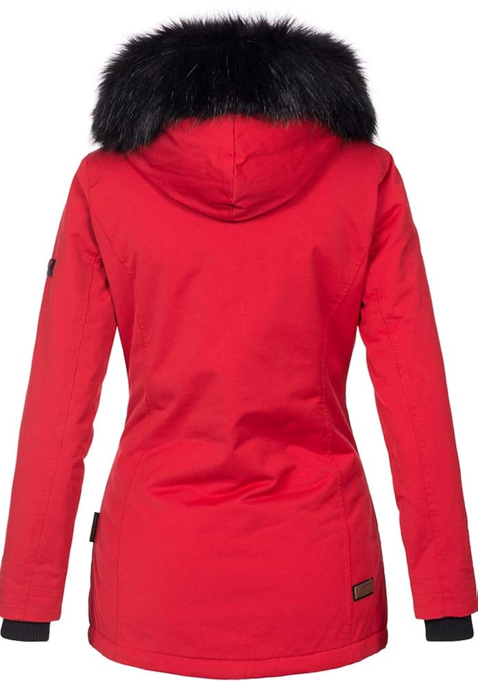 Navahoo Damen Winter Jacke Parka Mantel Winterjacke warm gef/&uuml;ttert B626