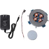 ESTODAL Magnetic Levitation Machine Core DIY Kit Magnetic Levitation Module with LED Lamp Maximum Load-Bearing 500g