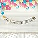 Dirty 30 Banner - Gold Glitter Heart 30th Birthday Sign, Happy Birthday Party Celebration Decorations