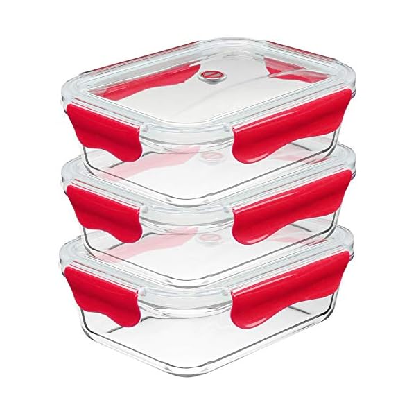 ICONIC-Glass-Food-Storage-Container-with-Tritan-Lids1050mL-35oz-Set-of-3-BPA-Free-Glass-Container-Set-Glass-Meal-Prep-Containers-with-Strong-Tritan-Lids-for-Home-Kitchen-Restaurant-Red ICONIC Glass Food Storage Container with Tritan Lids(1050mL / 35oz) (Set of 3)- BPA Free Glass Container Set| Glass Meal…