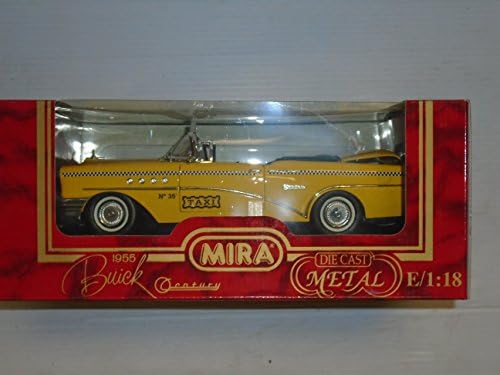 Mira Golden Line Collection 1:18 scale 1955 Buick Century Taxi die cast metal