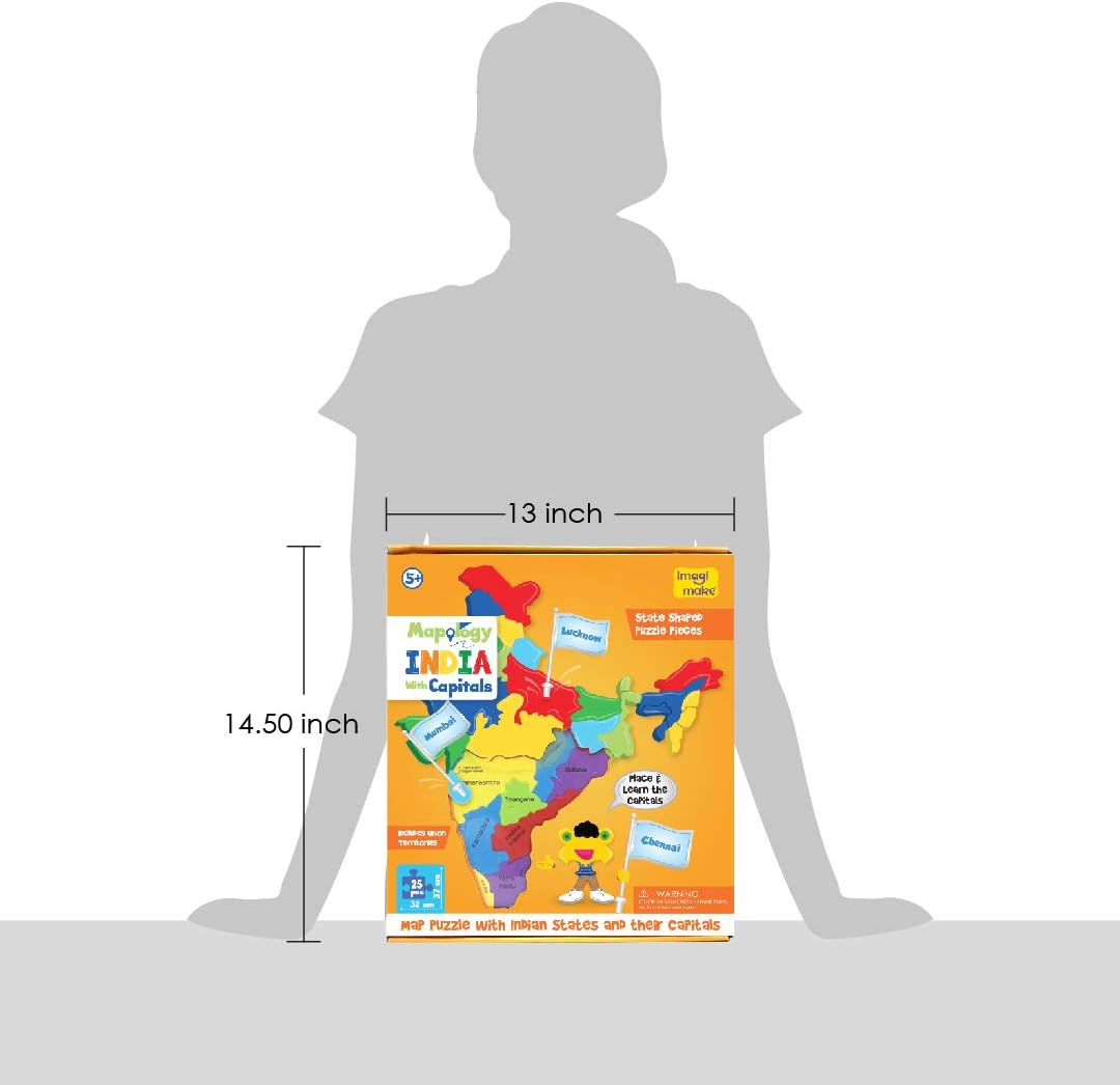 imagimake mapology india with state capitals