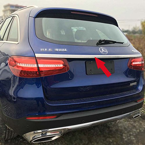 Fit for Benz GLC GLC300 2016 2017 2018  Rear Tailgate Trunk Lid Moulding Cover Trim Stainless Steel