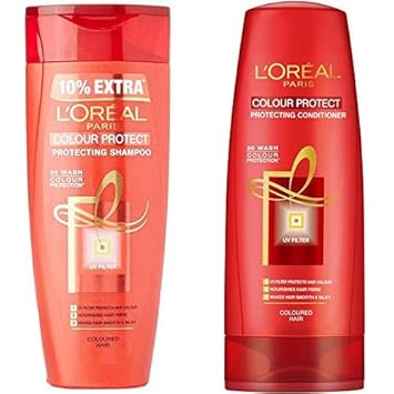 L'Oreal Paris Hair Expertise Colour Protect Shampoo, 360ml+36ml + L'Oreal Paris Hair Expertise Color Protect Conditioner, 175ml + 17.5ml