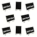 Miraclekoo Mini Chalkboards Place Cards with Stand for Wedding, Parties, Table Top Numbers, Food Signs, Decorating Signs,Message Board Signs,Set of 8