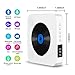 Portable CD Player with Bluetooth, Wall Mountable CD Music Player Home Audio CD Boombox with Remote Control FM Radio Built-in HiFi Speakers, USB Port and Supports SD Card, AUX Input/Output, Best Gift