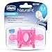 Chicco PhysioForma 100% Soft Silicone One Piece Pacifier for Babies Aged 0-6 Months | BPA & Latex Free | Reusable Sterilizing Case | Pink, 2pk