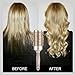 BANGMENG Round Barrel Anti-Static Hair Brush | Nano Thermal Ceramic Ionic Tech | Protect Hair, Enhance Texture, For Curling & Drying (2inch)