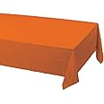 Creative Converting TABLECOVER 54"X 108" TIS/POLY, One Size, Sunkissed Orange