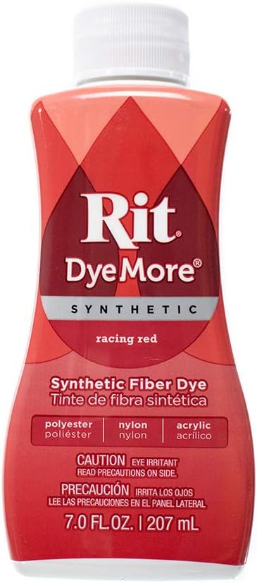 Craft County Rit DyeMore 7 Oz Racing Red Synthetic Dye for Polyester
