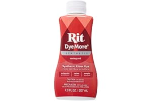 Synthetic Rit Dye More Liquid Fabric Dye – Multiple Colors – 7 Ounces - Racing Red