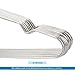 XuCoo 30 Pack Clothes Hangers Stainless Steel Strong Metal Wire Hangers Diameter 16.5 Inch