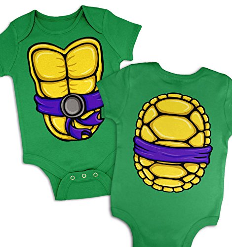 Turtle Power (Purple) Costume Baby Grow