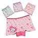 Ushion Little Toddler Girls Hipster Panties Underwear Cotton pack of 4,size 3-10