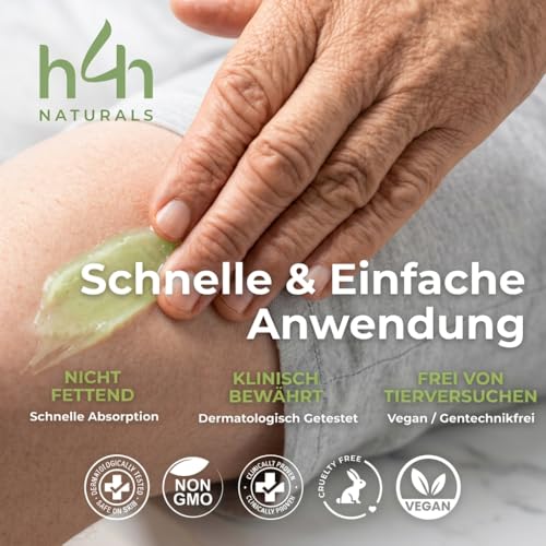 Hemp4Help® Hemp Rapid Active Gel, 200 ml, Pack of 1 For Knee, Joint, Neck And Muscle Pain, Osteoarthritis, Rheumatism, With Comfrey, Hemp, Arnica And Boswellia Serrata Extracts, Super Strong