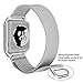 Apple Watch Band Milanese Loop, LikeItY Stainless Steel Replacement Strap iWatch Magnetic Band with Metal Case Cover for Apple Watch Series 2 Series 1(42mm Siliver)