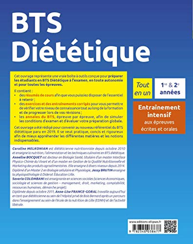 BTS Diététique Tout en un 1re et 2e années: Entraînement intensif aux épreuves écrites et orales - Image 3